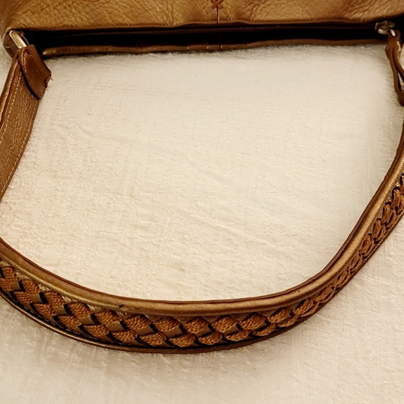 The Sak Pink Label copper leather hobo shoulder bag 100% Leather - Picture 7 of 14